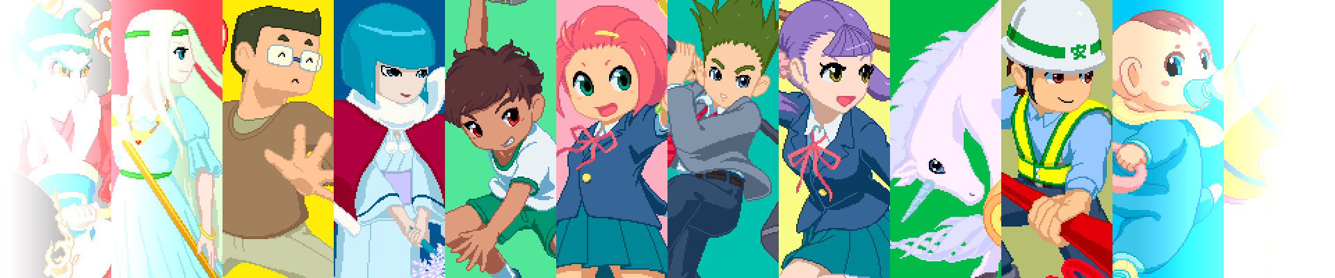 主人公勢ぞろい